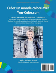 Livre à colorier Ville de Québec - Expérience magique : Series Lire et Colorier: Explorez la Ville de Québec en apprenant sur sa riche culture et son histoire à travers les illustrations dessinées à la main.