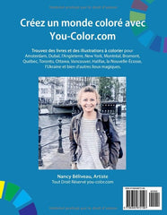 Livre à colorier Ville de Québec - Expérience Magique: Série Lire et colorier Volume 2