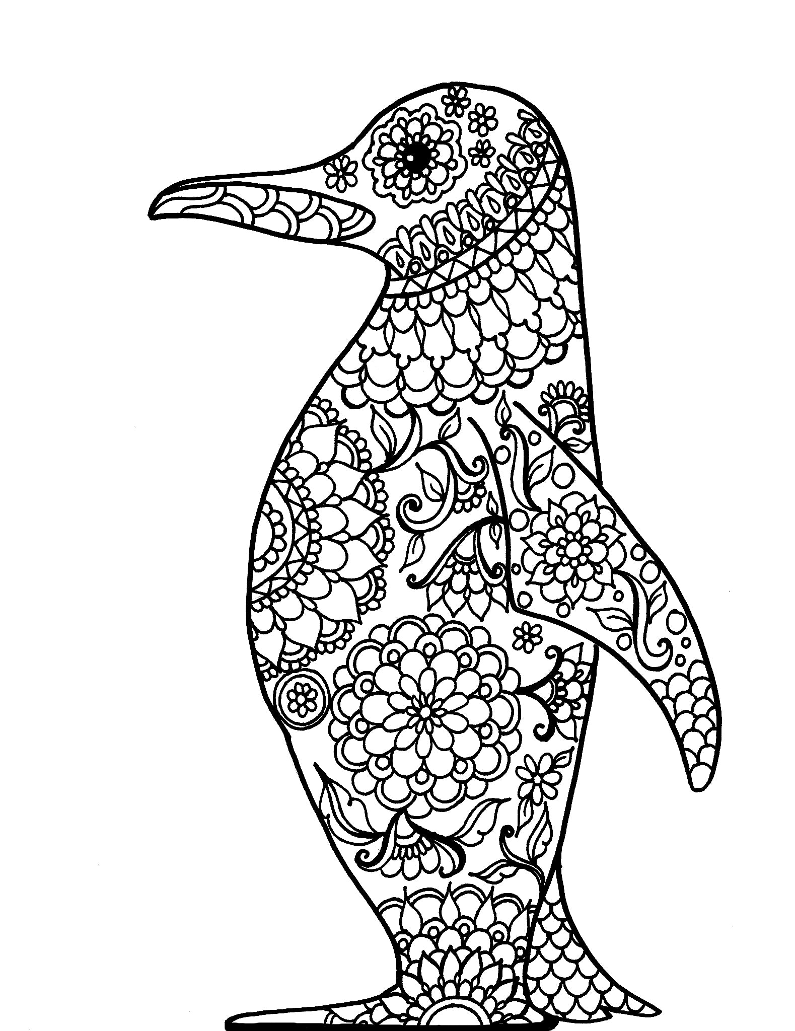 Mandala Penguin - You-Color
