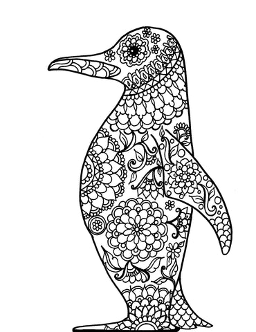 Mandala Penguin - You-Color