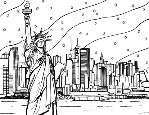 Statue of Liberty, New York, New York - You-Color