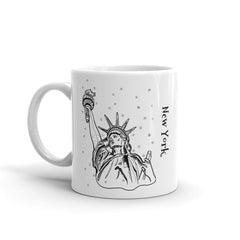 New York Coffee Mug - Statue of Liberty - You-Color