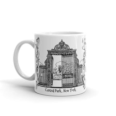 New York Coffee Mug - Entrance to the Conservatory Gardens, Central Park - You-Color