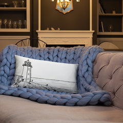 Halifax 2 sided art Throw Pillows - You-Color