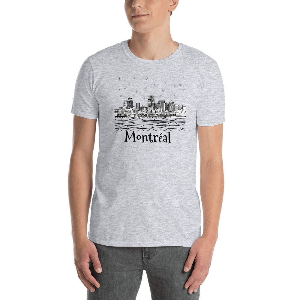 Montreal Old Port Sky full of Stars Short-Sleeve Unisex T-Shirt - You-Color