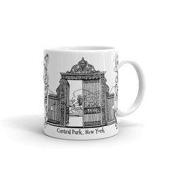 New York Coffee Mug - Entrance to the Conservatory Gardens, Central Park - You-Color