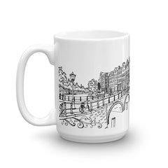 Amsterdam Coffee Mug - Emperor's canal (Keizersgracht) and Leidse canal (Leidsegracht) - You-Color