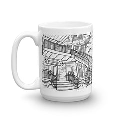 Montreal Coffee Mug - Typical Stairs of Montreal Housing - You-Color
