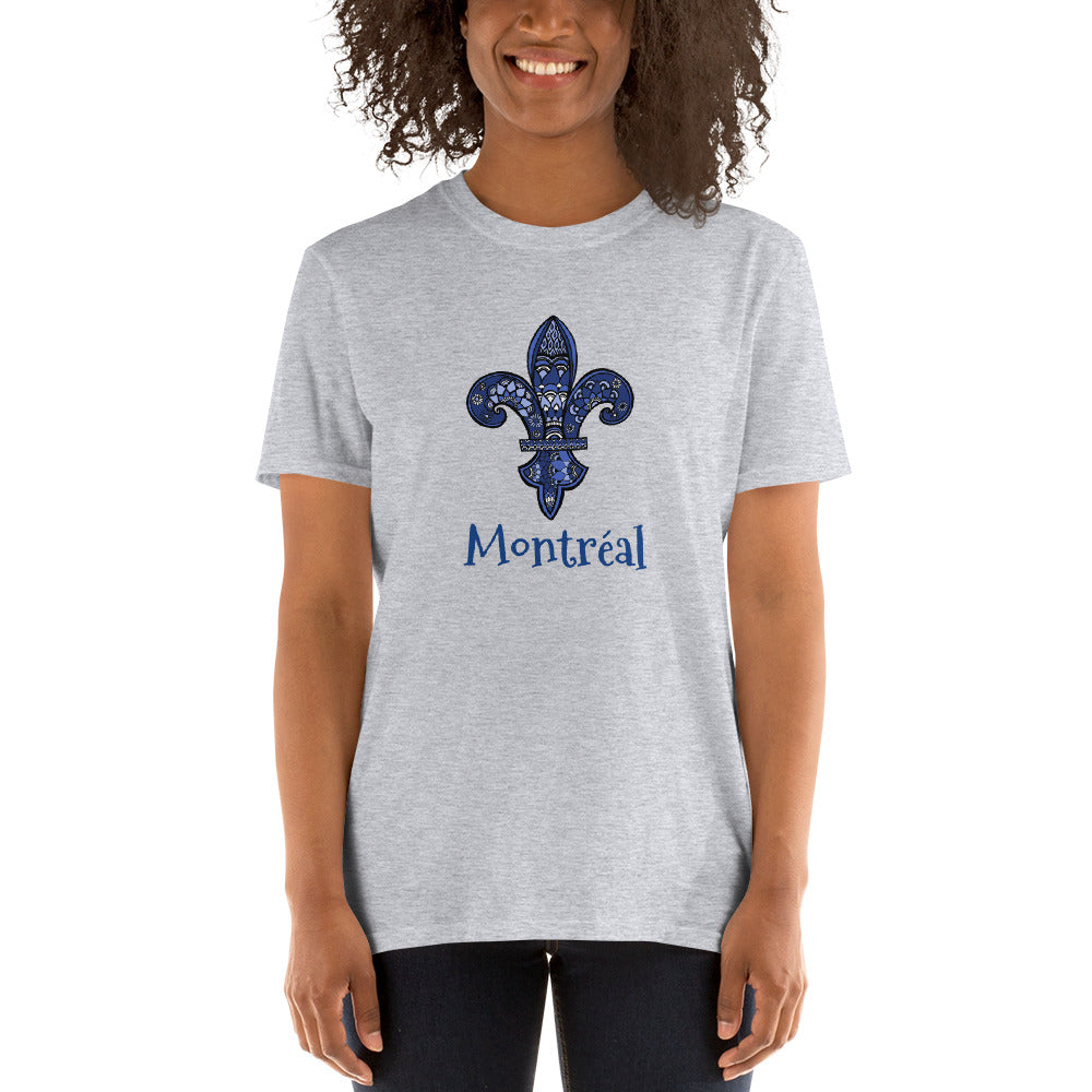 Montréal Fleur De Lys Short-Sleeve Unisex T-Shirt - You-Color