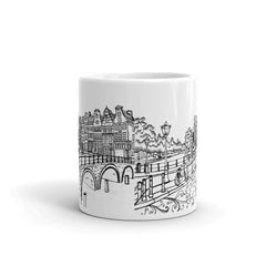 Amsterdam Coffee Mug - Emperor's canal (Keizersgracht) and Leidse canal (Leidsegracht) - You-Color