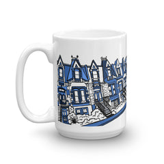 Montreal Coffee Mug - Plateau Mont-Royal BLUE - You-Color