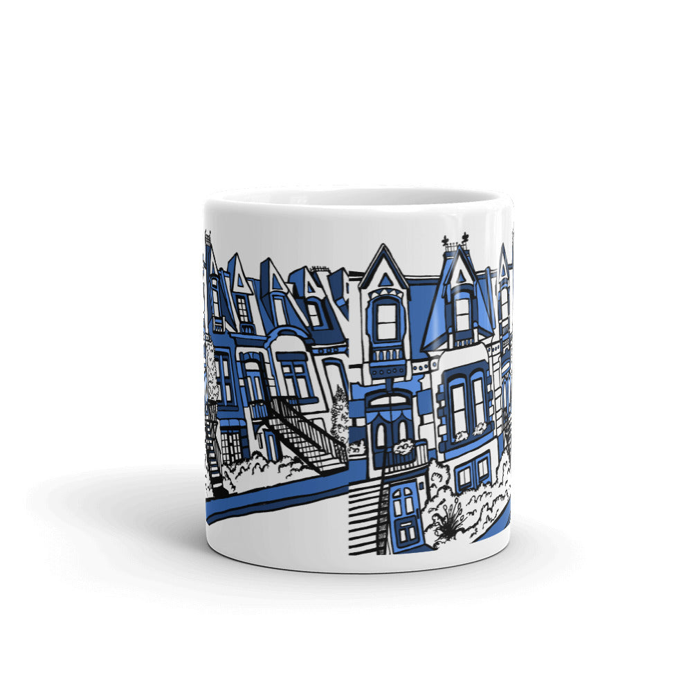 Montreal Coffee Mug - Plateau Mont-Royal BLUE - You-Color