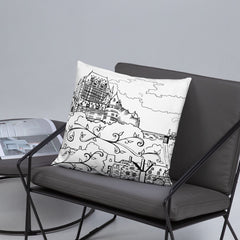 Quebec Chateau Frontenac Throw Pillow - You-Color