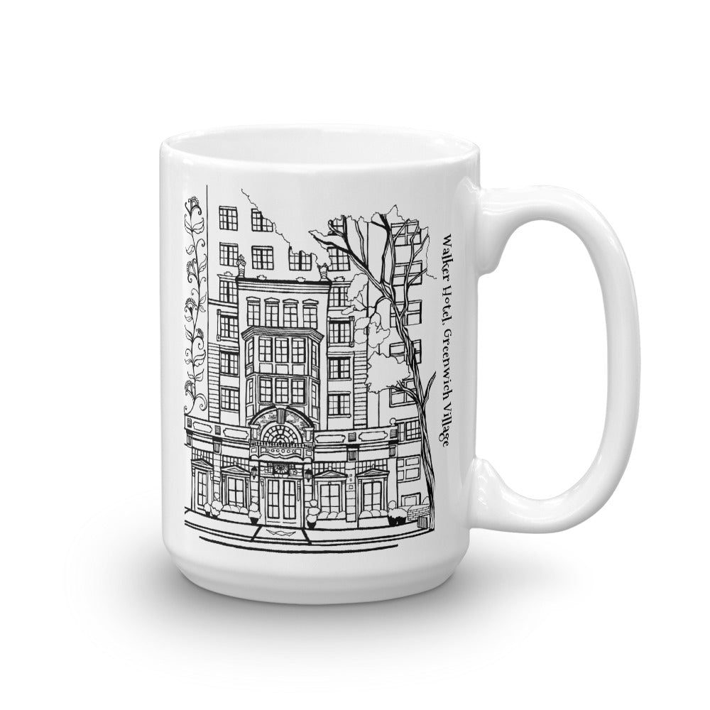 New York Coffee Mug - Walker Hotel Greenwich Village - You-Color