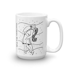 New York Coffee Mug - Famous Kiss in Times Square - You-Color