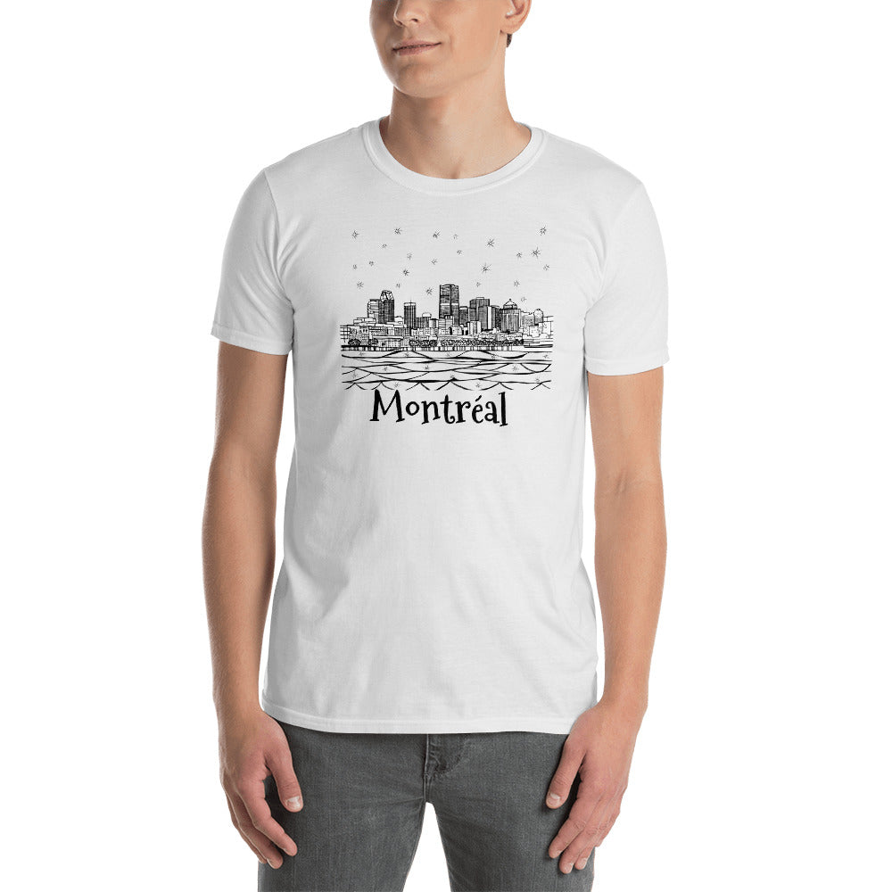 Montreal Old Port Sky full of Stars Short-Sleeve Unisex T-Shirt - You-Color