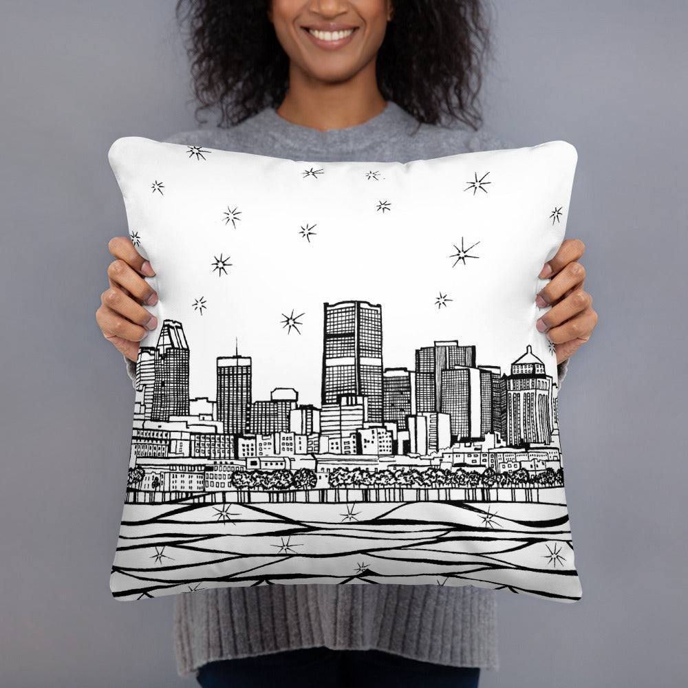 Montreal Old Port Throw Pillows - You-Color