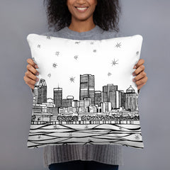 Montreal Old Port Throw Pillows - You-Color