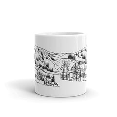 Bromont Coffee Mug - Ski Hill of Bromont Quebec - You-Color