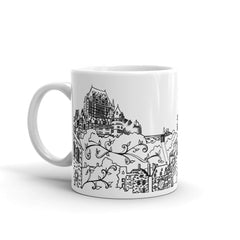 Quebec Coffee Mugs - Chateau Frontenac Town - You-Color