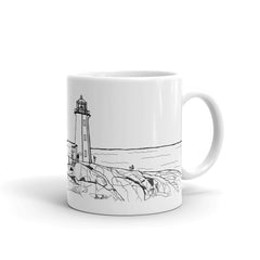 Halifax Coffee Mug - Peggy's Point Lighthouse - You-Color