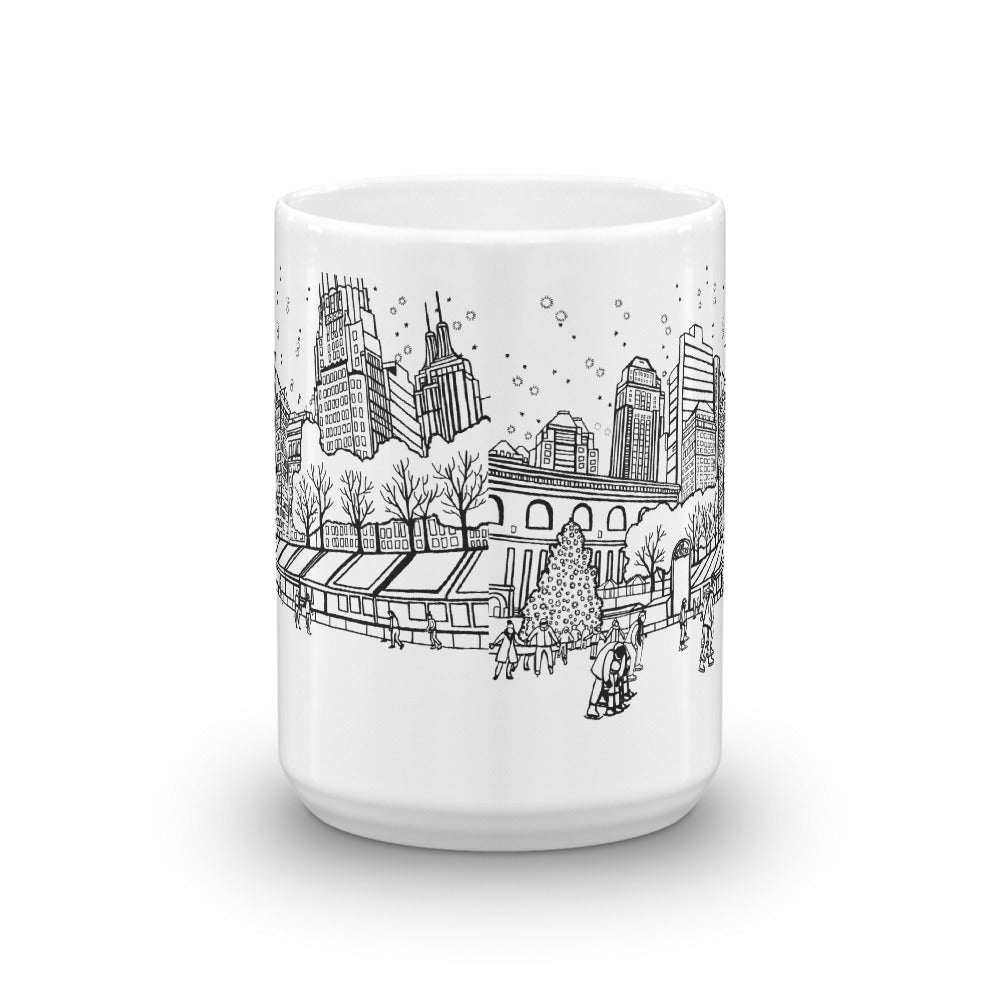 New York Coffee Mug - Rockefeller Center - You-Color