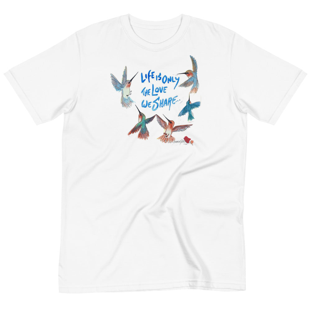 Wandering Artist Love We Share Organic T-Shirt - You-Color