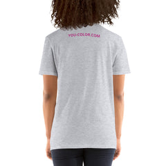 Montréal in Pink with YOU-COLOR.COM Short-Sleeve Unisex T-Shirt - You-Color