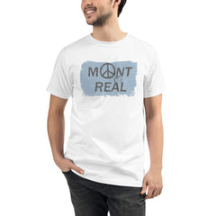 Montreal Retro Blue Haze Organic T-Shirt - You-Color