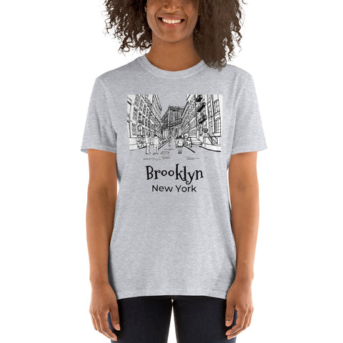New York DUMBO neighborhood of Brooklyn Short-Sleeve Unisex T-Shirt - You-Color