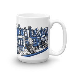 Montreal Coffee Mug - Plateau Mont-Royal BLUE - You-Color