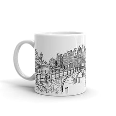 Amsterdam Coffee Mug - Emperor's canal (Keizersgracht) and Leidse canal (Leidsegracht) - You-Color
