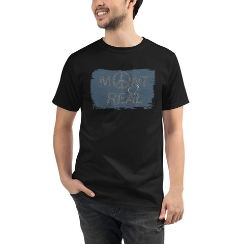 Montreal Retro Blue Haze Organic T-Shirt - You-Color