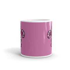 Mandalas Coffee Mug - Pink Fleur de Lys - You-Color