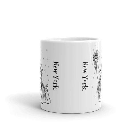 New York Coffee Mug - Statue of Liberty - You-Color