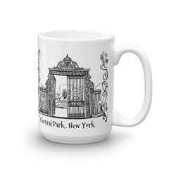 New York Coffee Mug - Entrance to the Conservatory Gardens, Central Park - You-Color