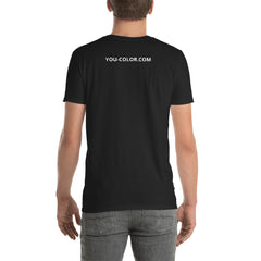 Fleur de Lys with YOU_COLOR.COM in back Short-Sleeve Unisex T-Shirt - You-Color