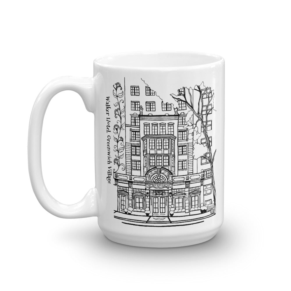 New York Coffee Mug - Walker Hotel Greenwich Village - You-Color