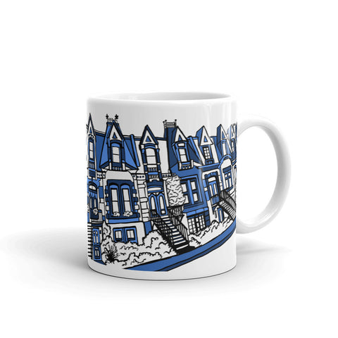 Montreal Coffee Mug - Plateau Mont-Royal BLUE - You-Color