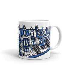 Montreal Coffee Mug - Plateau Mont-Royal BLUE - You-Color