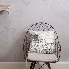 Quebec Chateau Frontenac Throw Pillow - You-Color